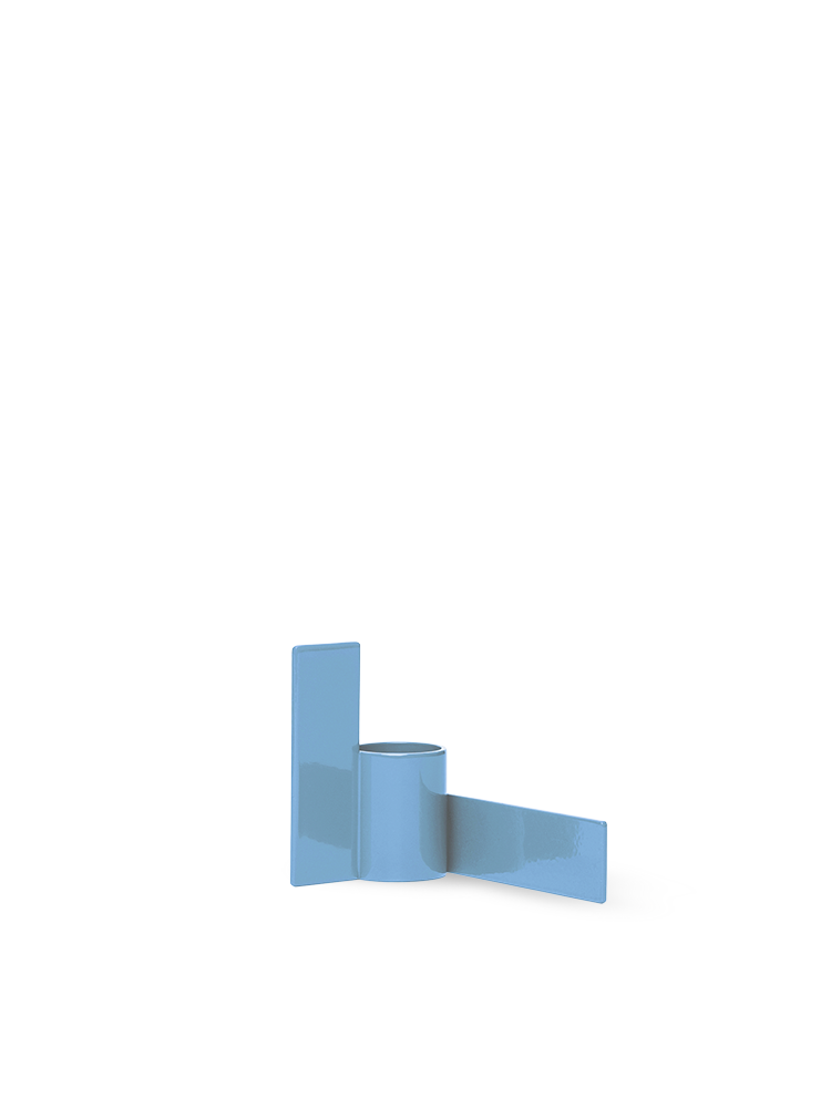 Icon candlestick 02, light blue