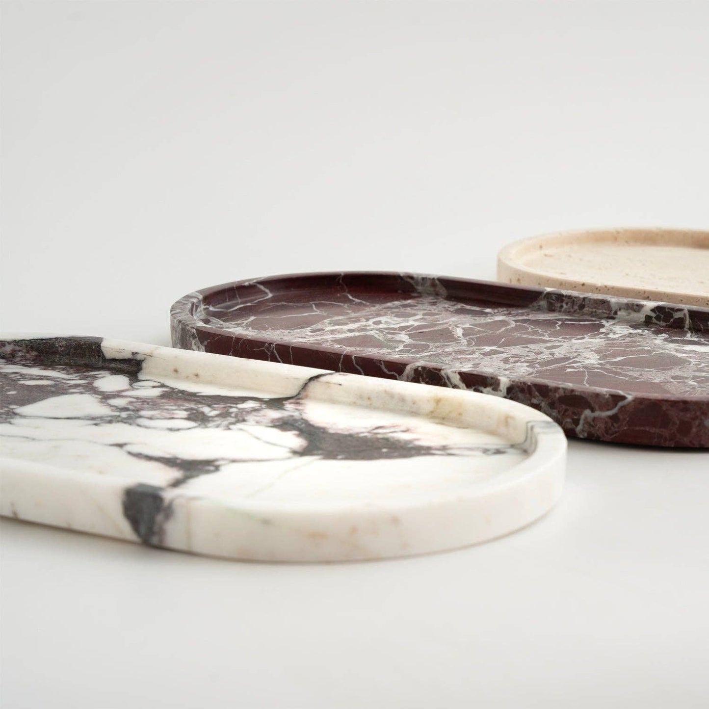 CALACATTA MARBLE OVAL TRAY