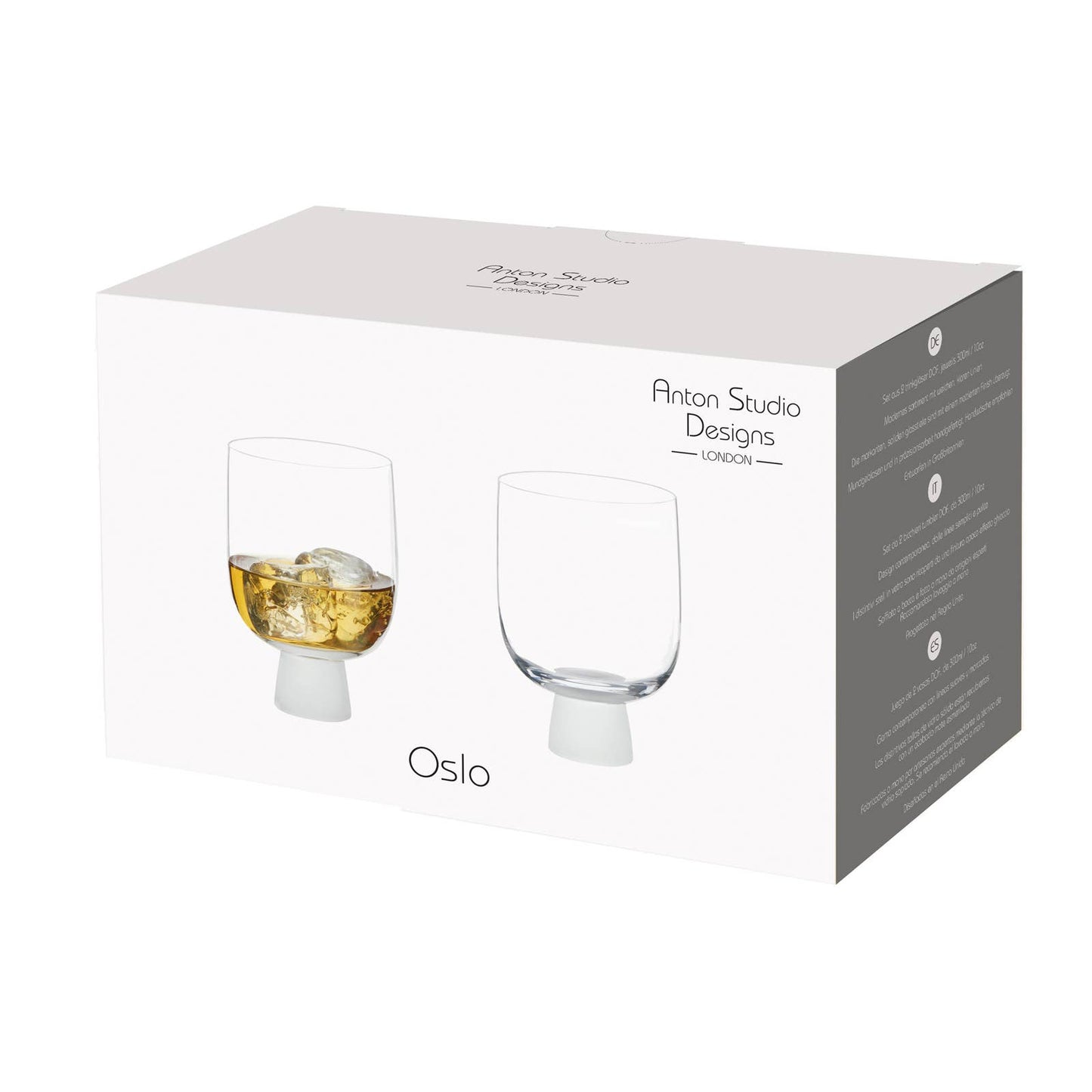 Set of 2 Oslo DOF Tumblers Frost