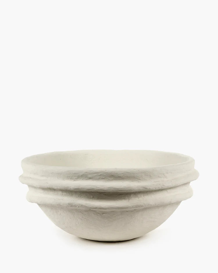 Serax Bowl white paper mache Earth