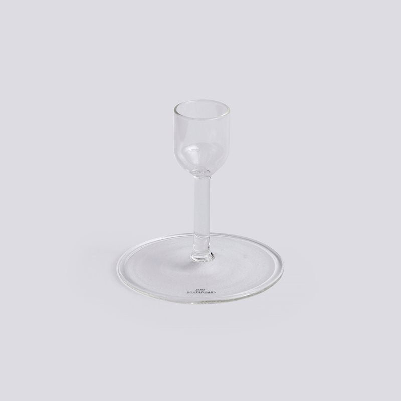 Tiny Candleholder-Straight-Clear