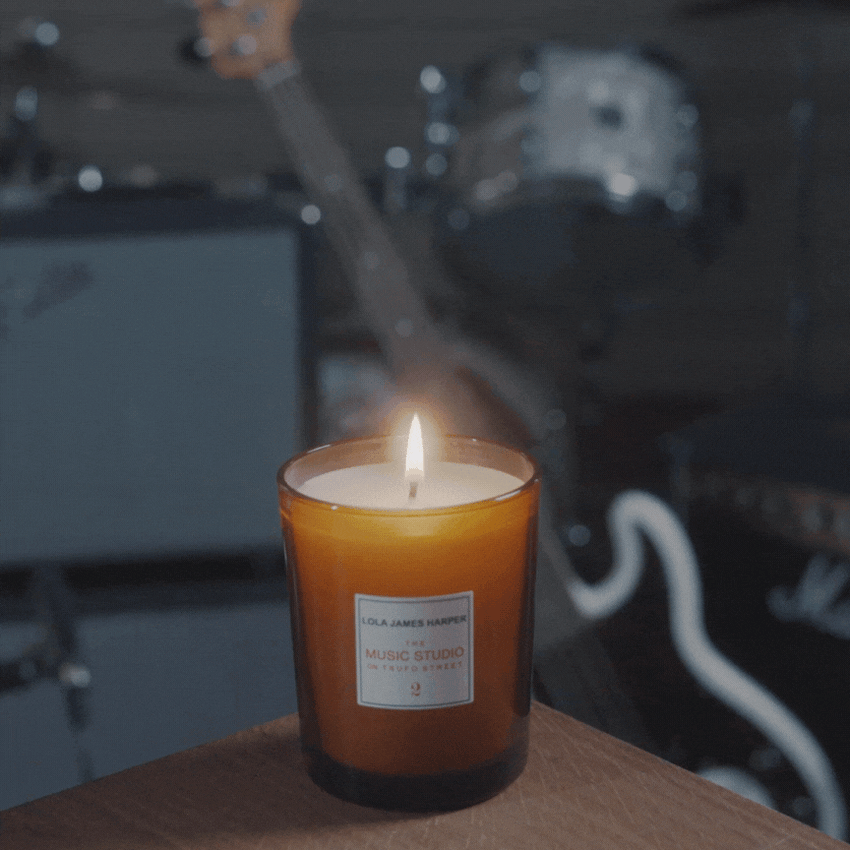 2 THE MUSIC STUDIO ON TRUFO STREET - SCENTED CANDLE