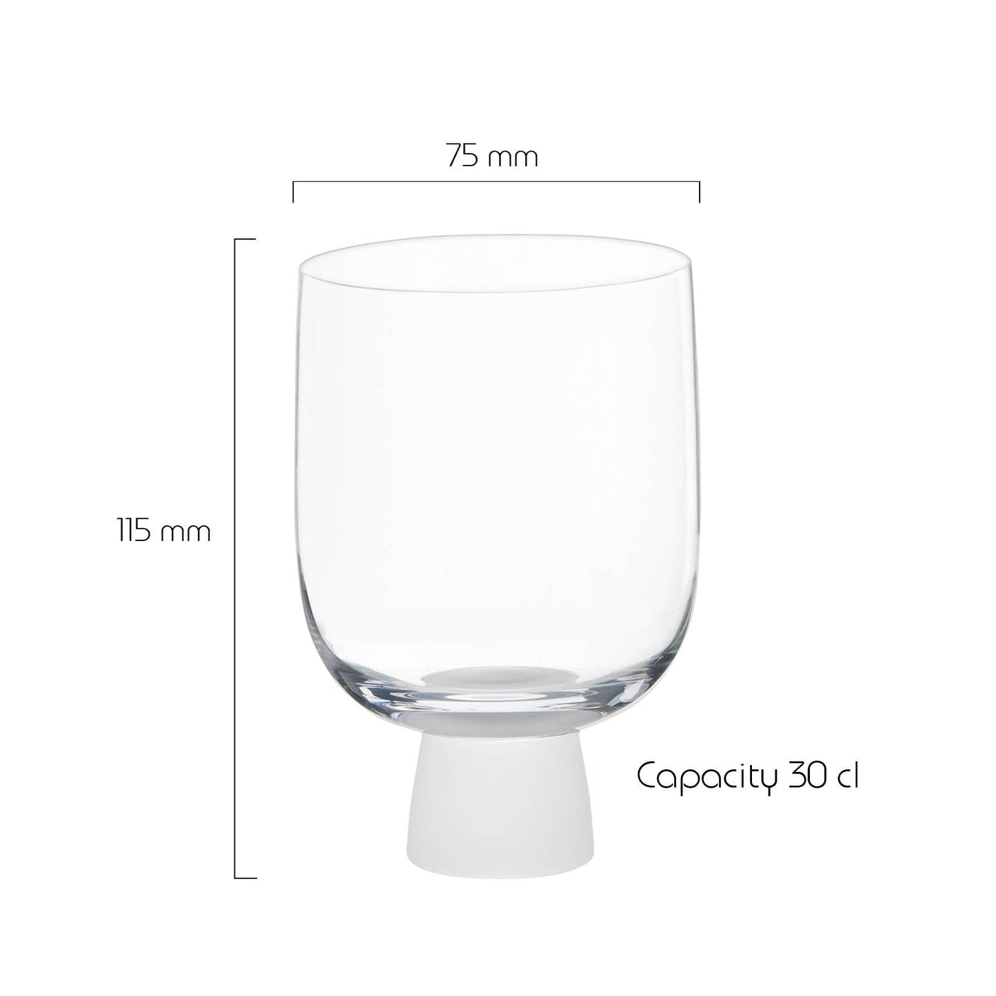 Set of 2 Oslo DOF Tumblers Frost