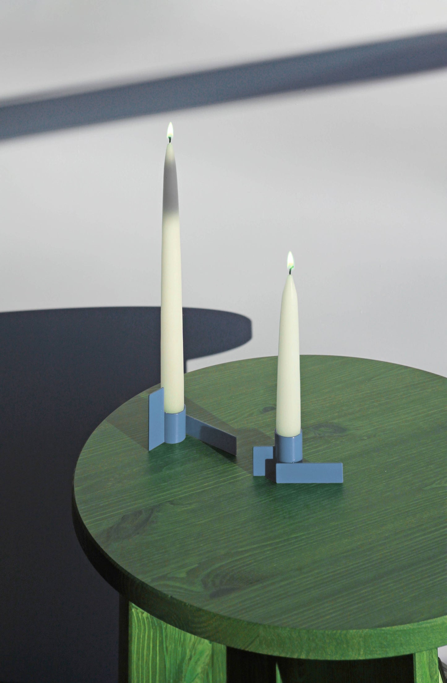Icon candlestick 02, light blue