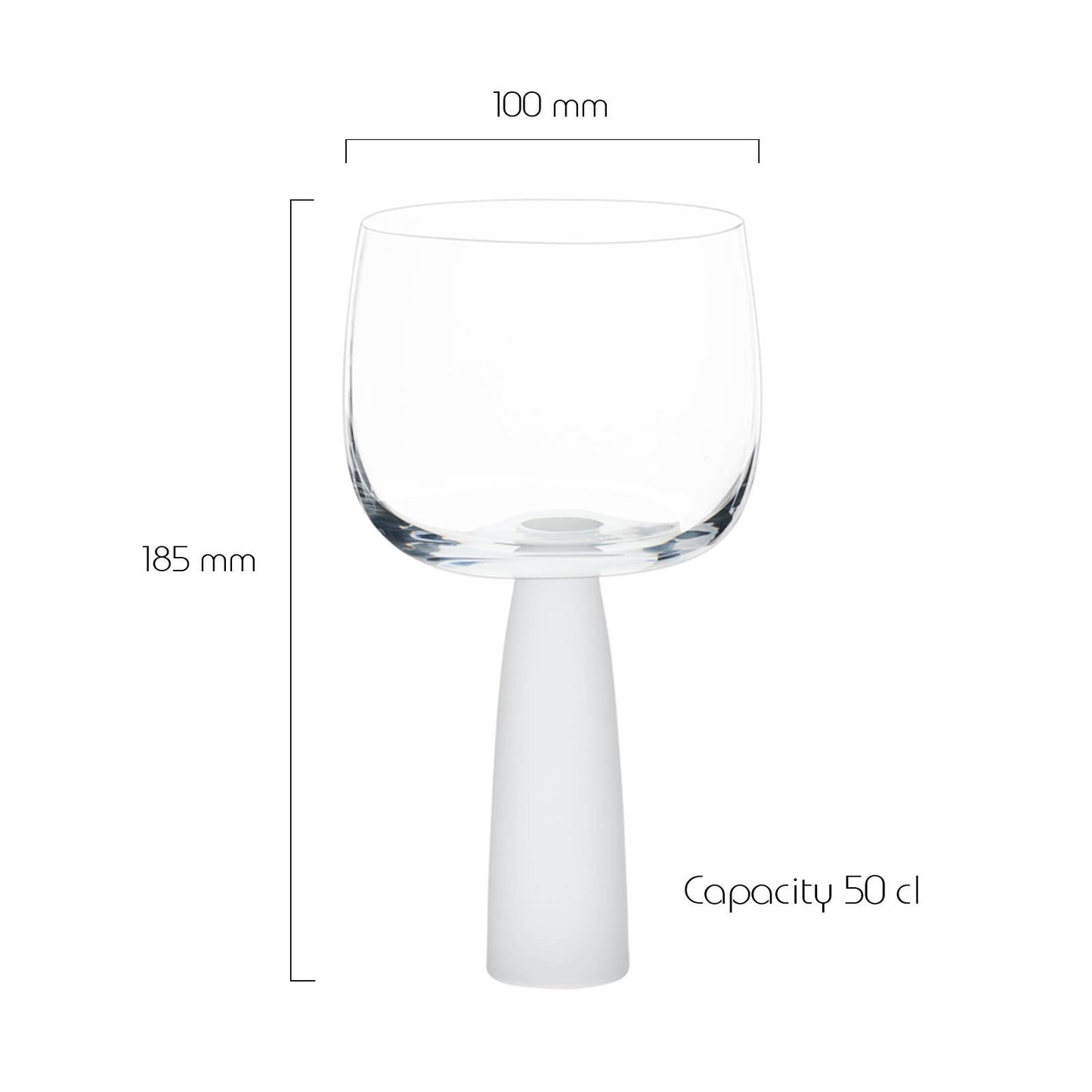 Set of 2 Oslo Gin Glasses Frost