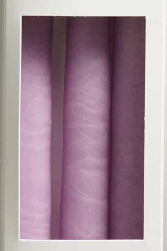 Handcrafted french stick candles - pack of 3