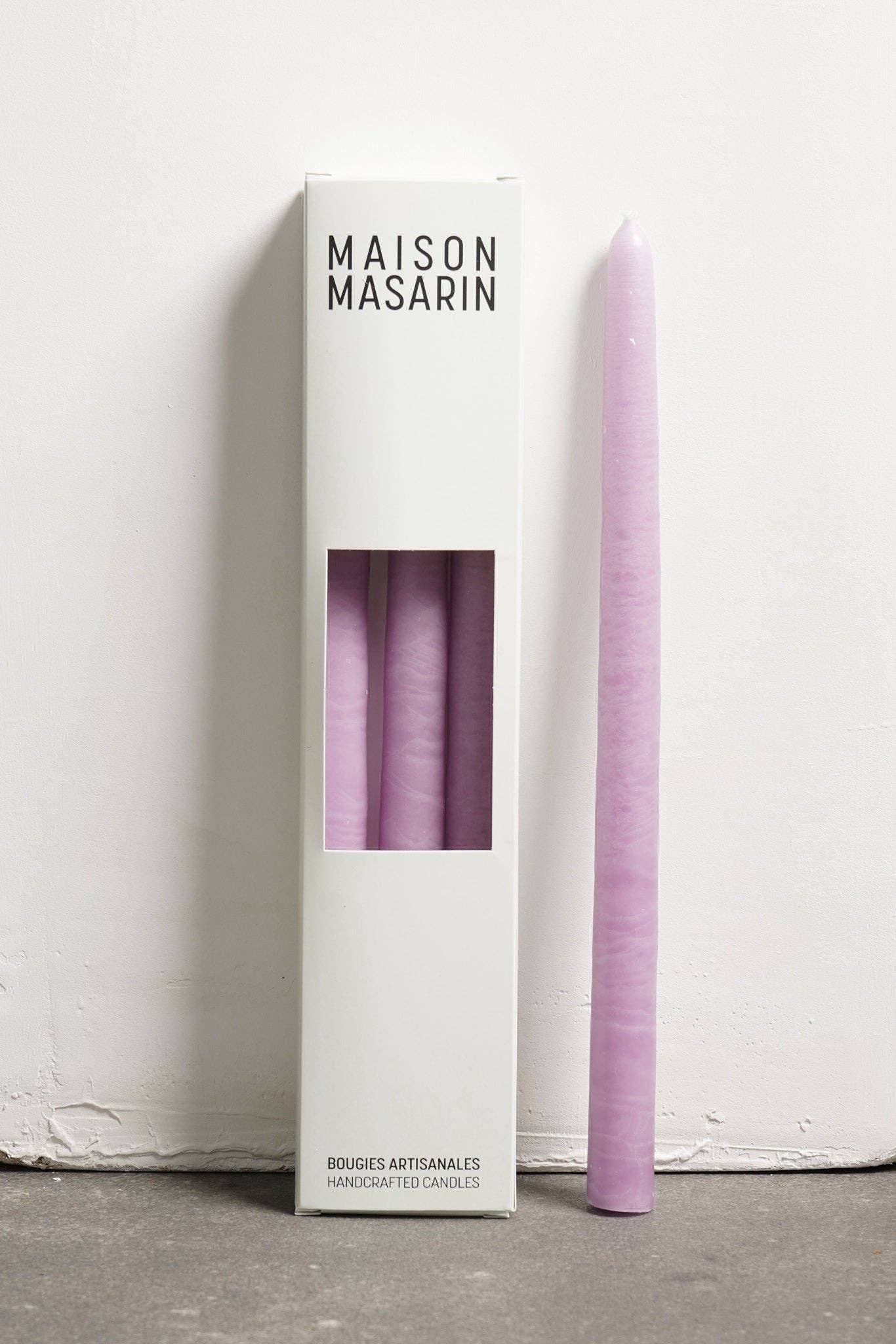 Handcrafted french stick candles - pack of 3