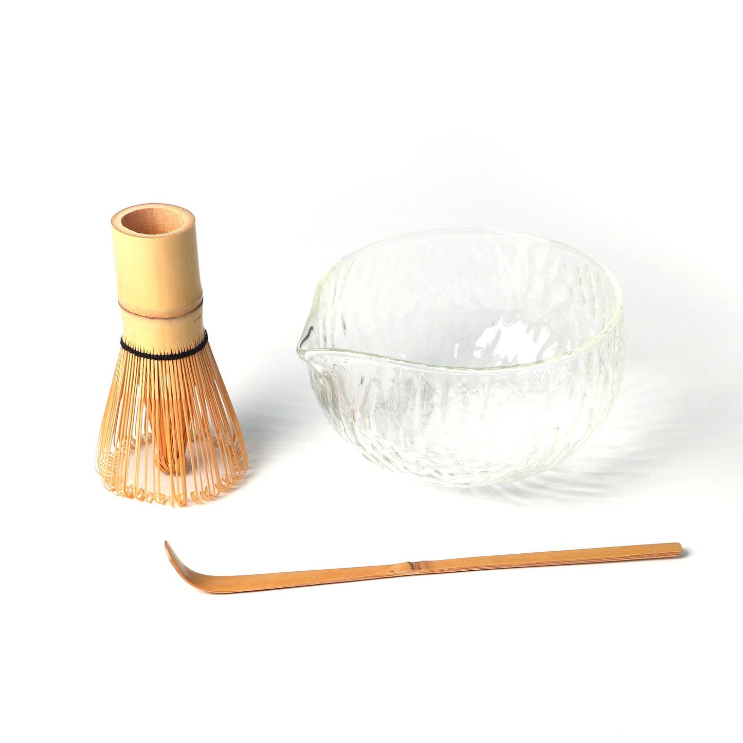 Matcha Set 12oz Glass Matcha Latte Bowl with Whisk and Scoop (1/16)