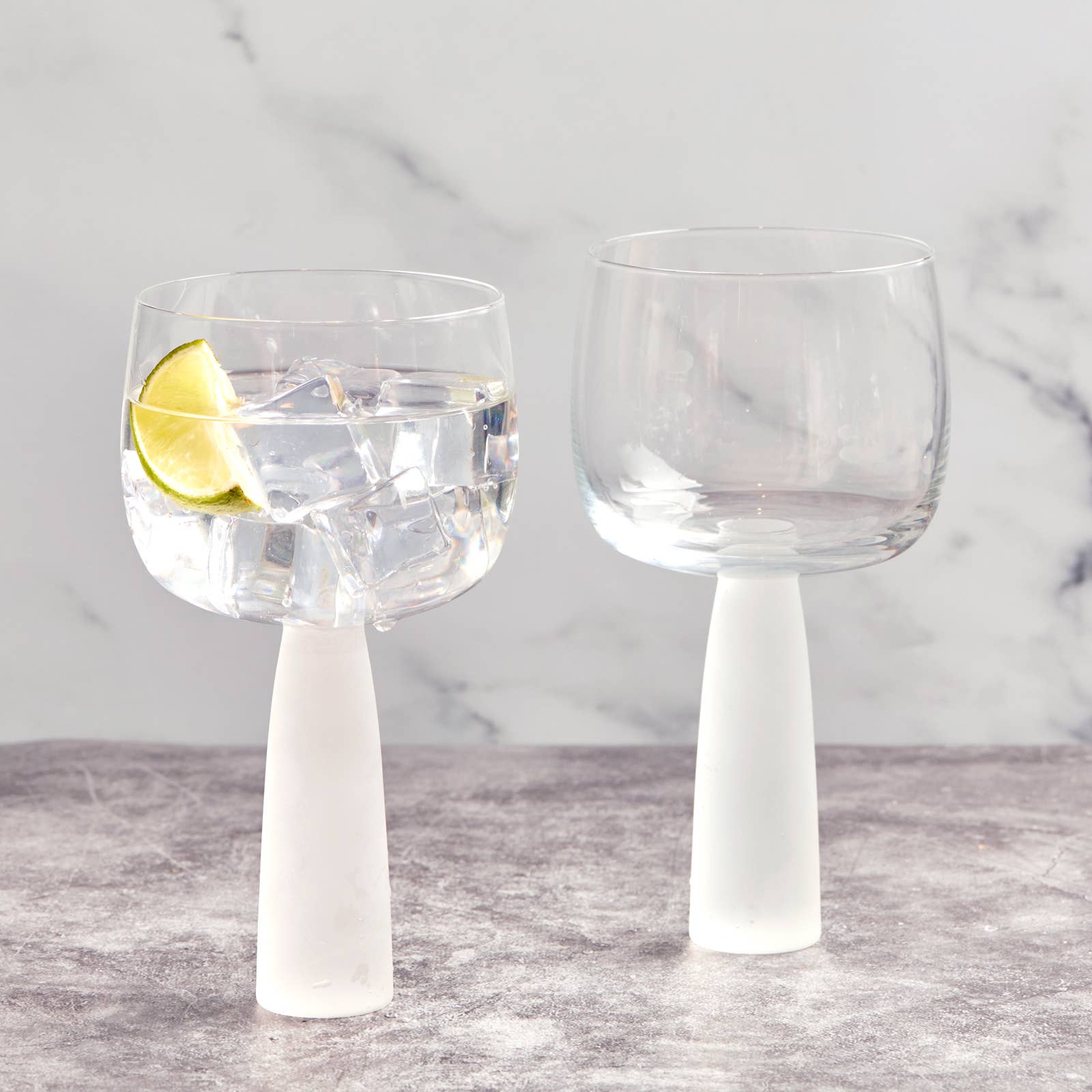 Set of 2 Oslo Gin Glasses Frost