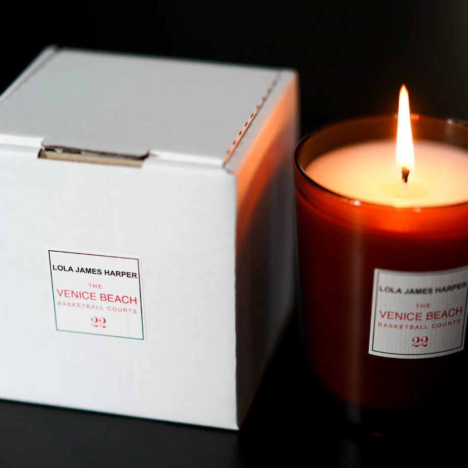 22 THE VENICE BEACH BASKETBALL COURTS- SCENTED CANDLE