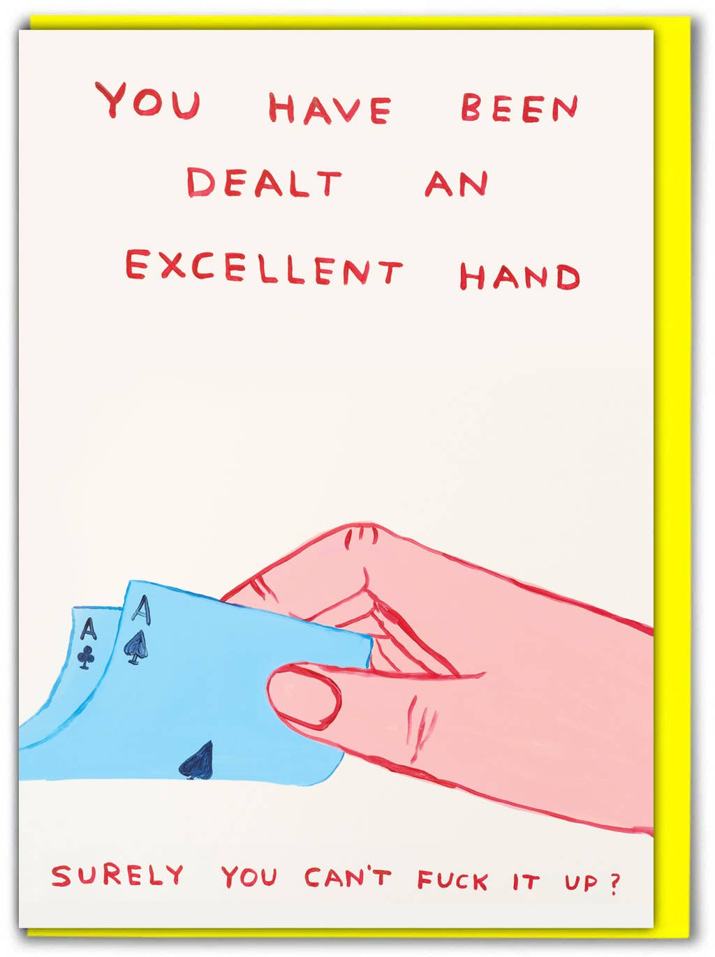 Funny Greetings Card By David Shrigley - Playing Cards