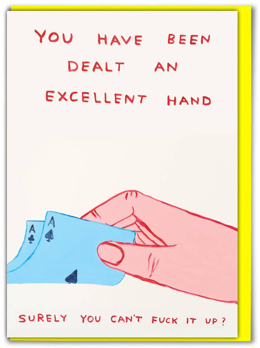 Funny Greetings Card By David Shrigley - Playing Cards