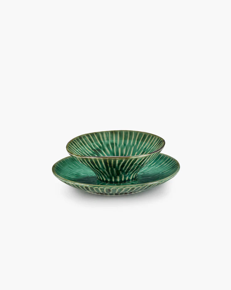Plate M Green verde Lanza (set 2)