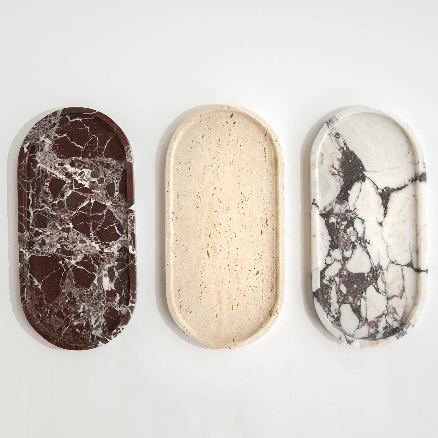 CALACATTA MARBLE OVAL TRAY