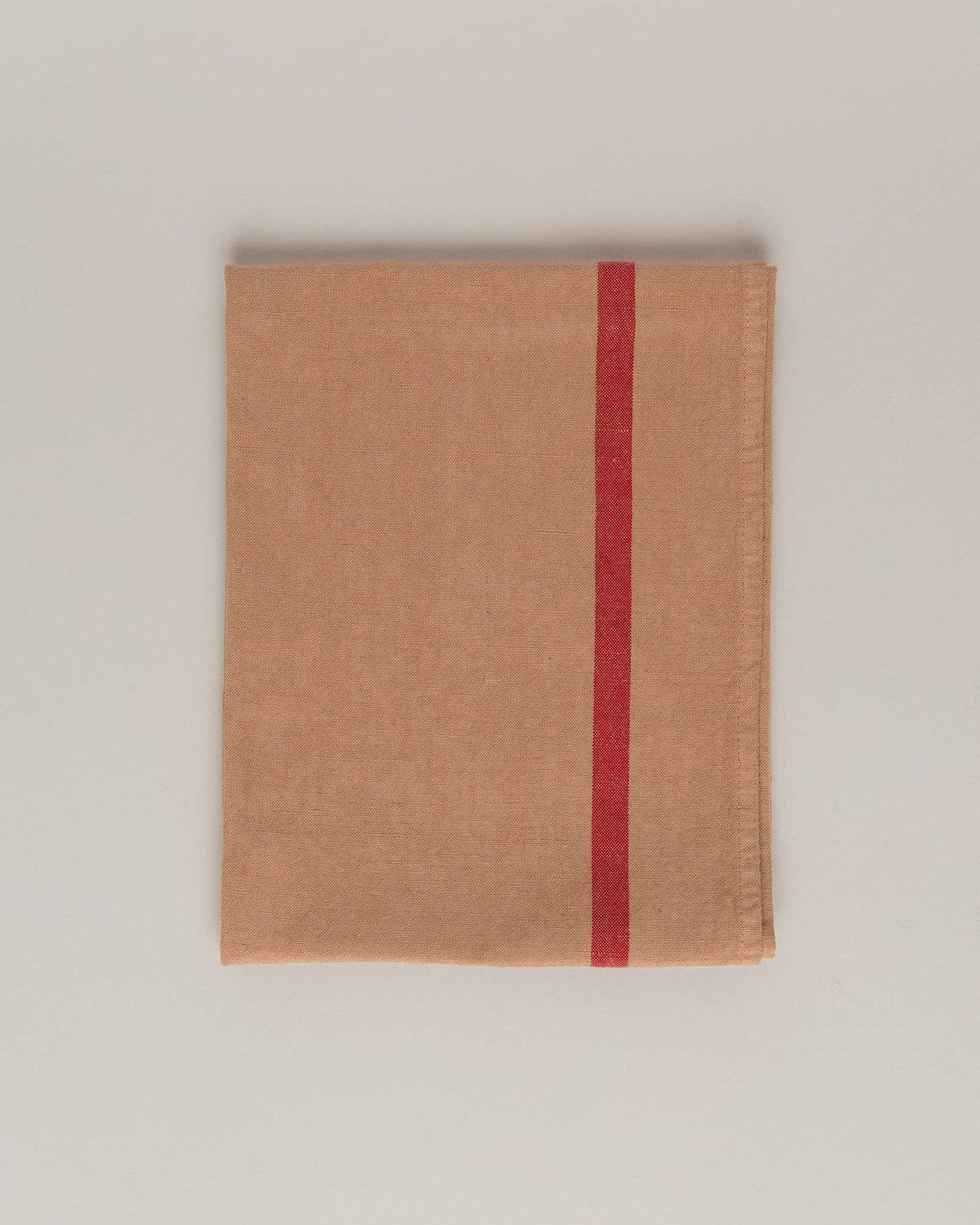 Linen-cotton tea towel: Grenade / Red stripe