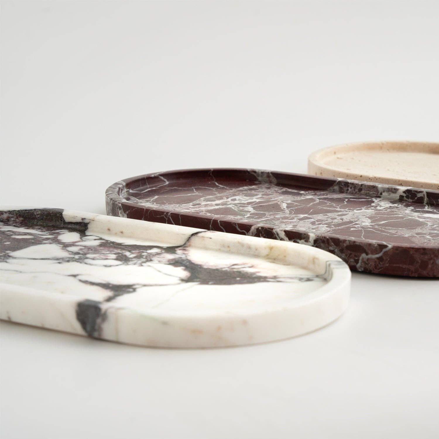 CALACATTA MARBLE OVAL TRAY