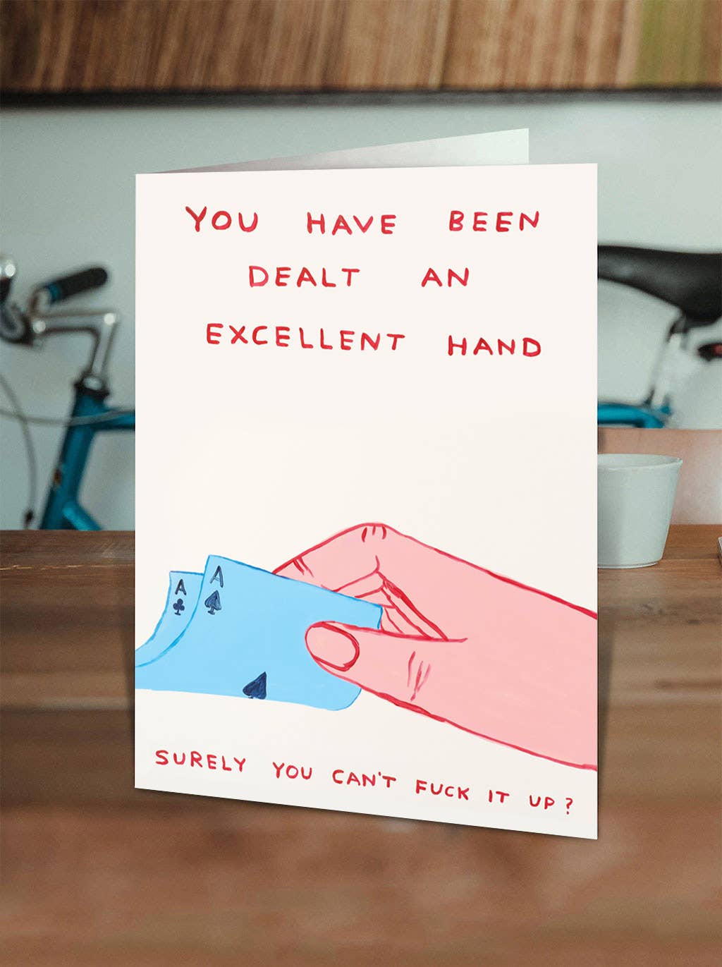 Funny Greetings Card By David Shrigley - Playing Cards