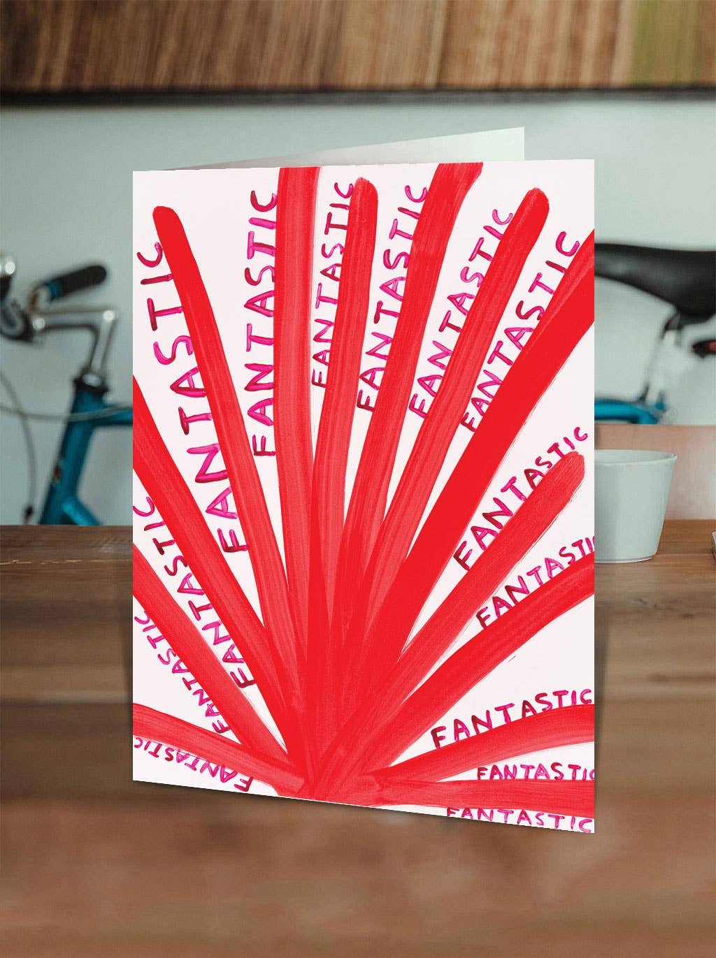 David Shrigley Funny Birthday Card - Fantastic
