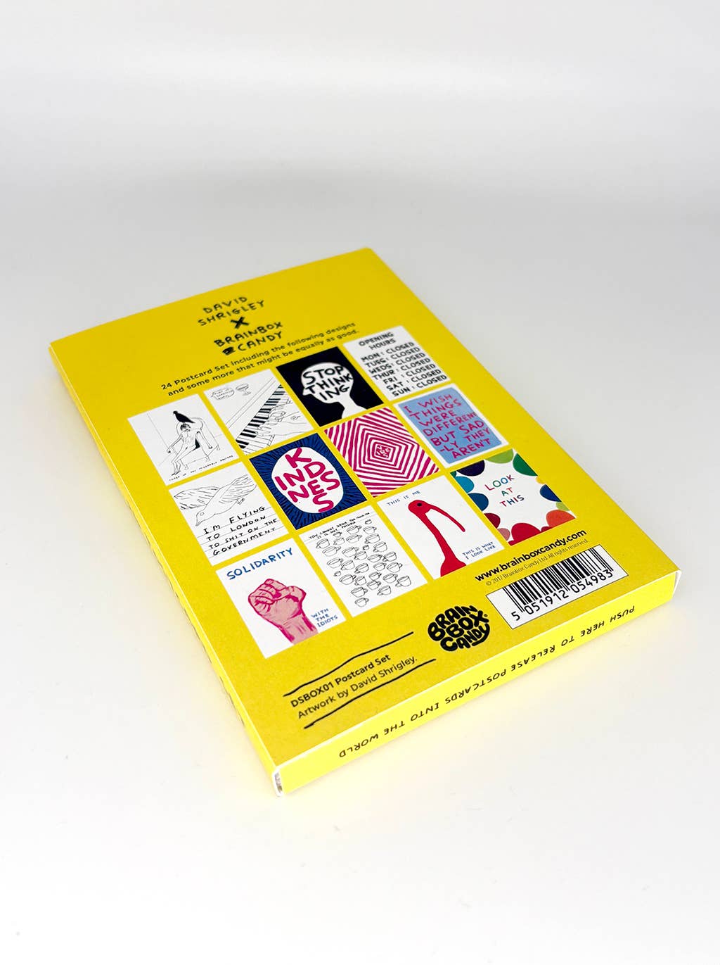 Funny Gift - 24 x David Shrigley Postcards Boxed (Set 1)