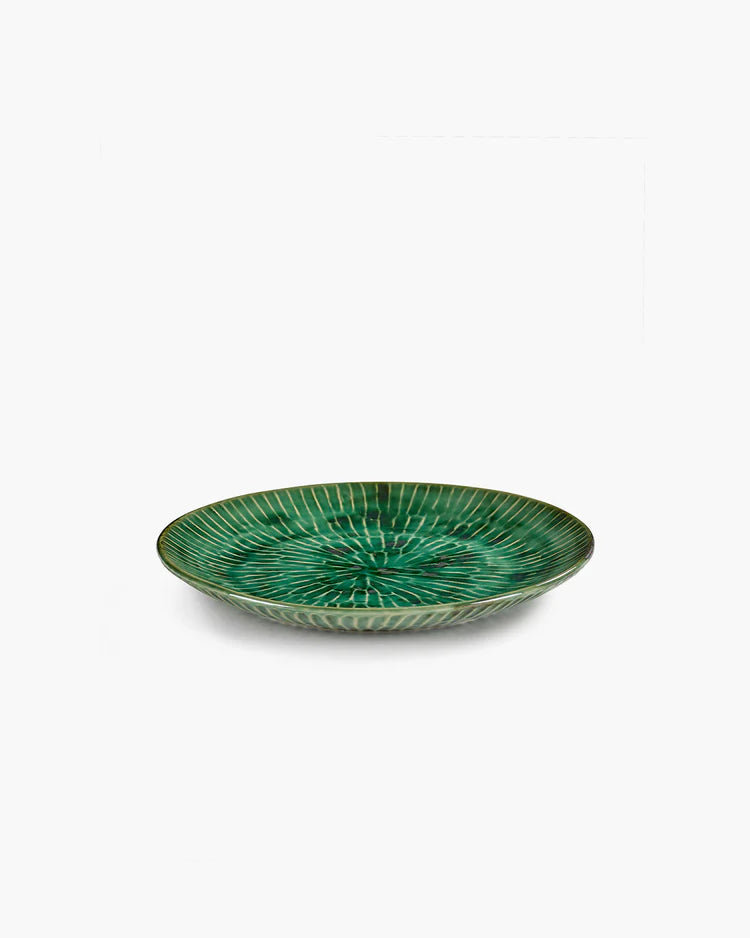 Plate L Green verde Lanza (set 2)