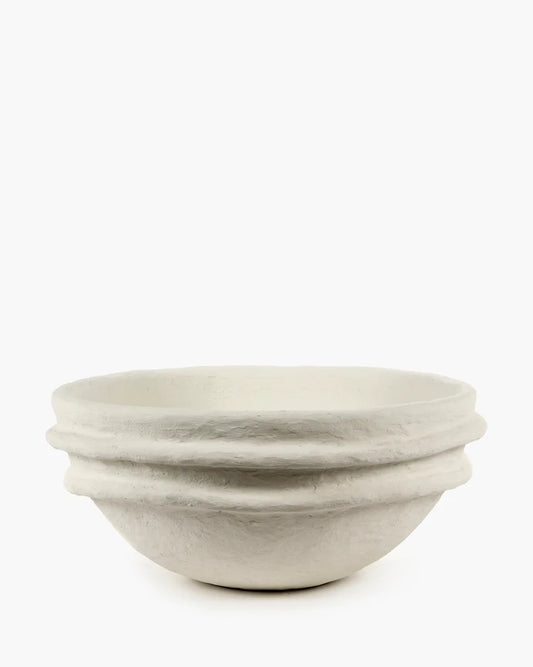 Serax Bowl white paper mache Earth
