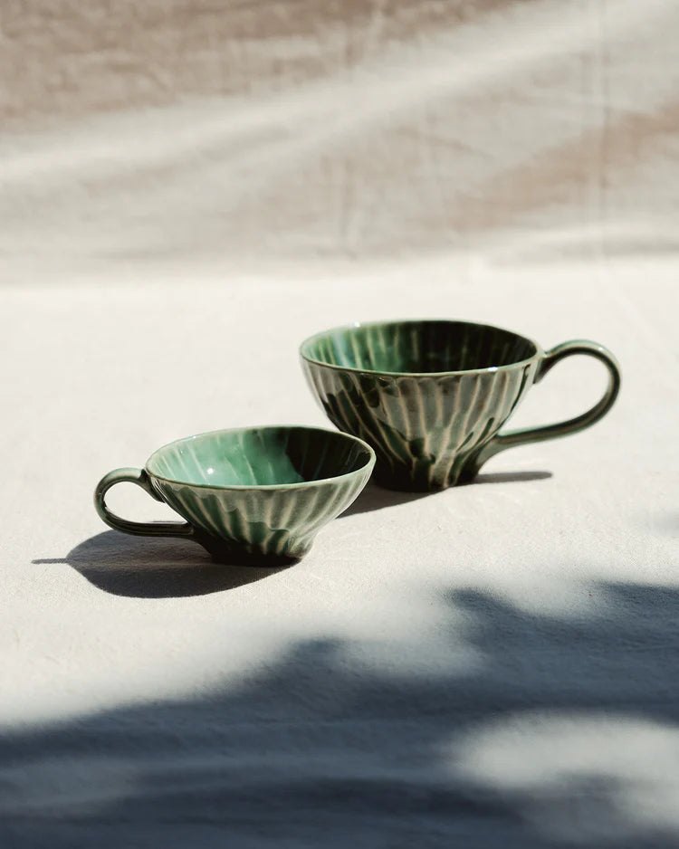 Espresso Cup Green Verde Lanza (set 2)