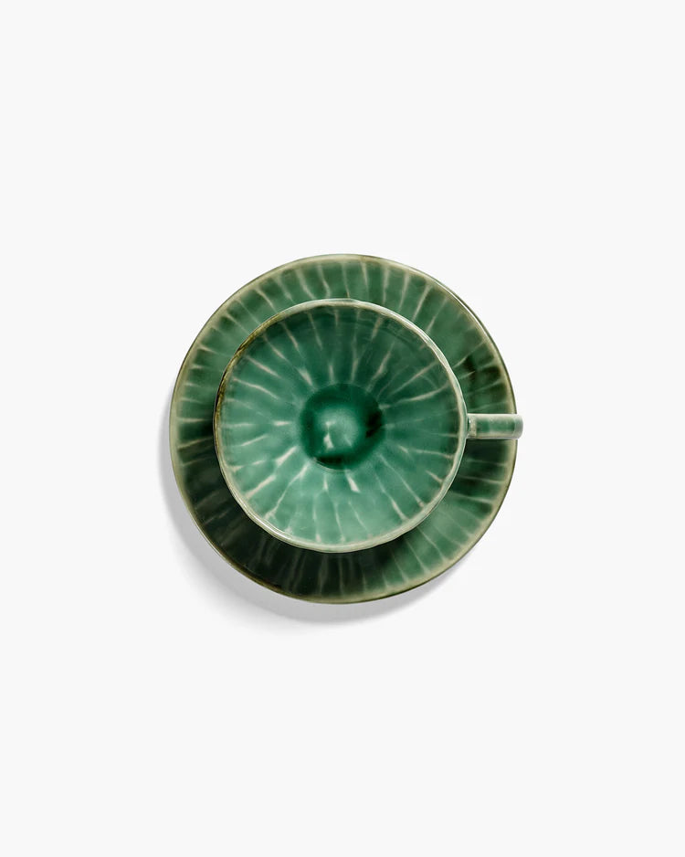 Espresso Cup Green Verde Lanza (set 2)