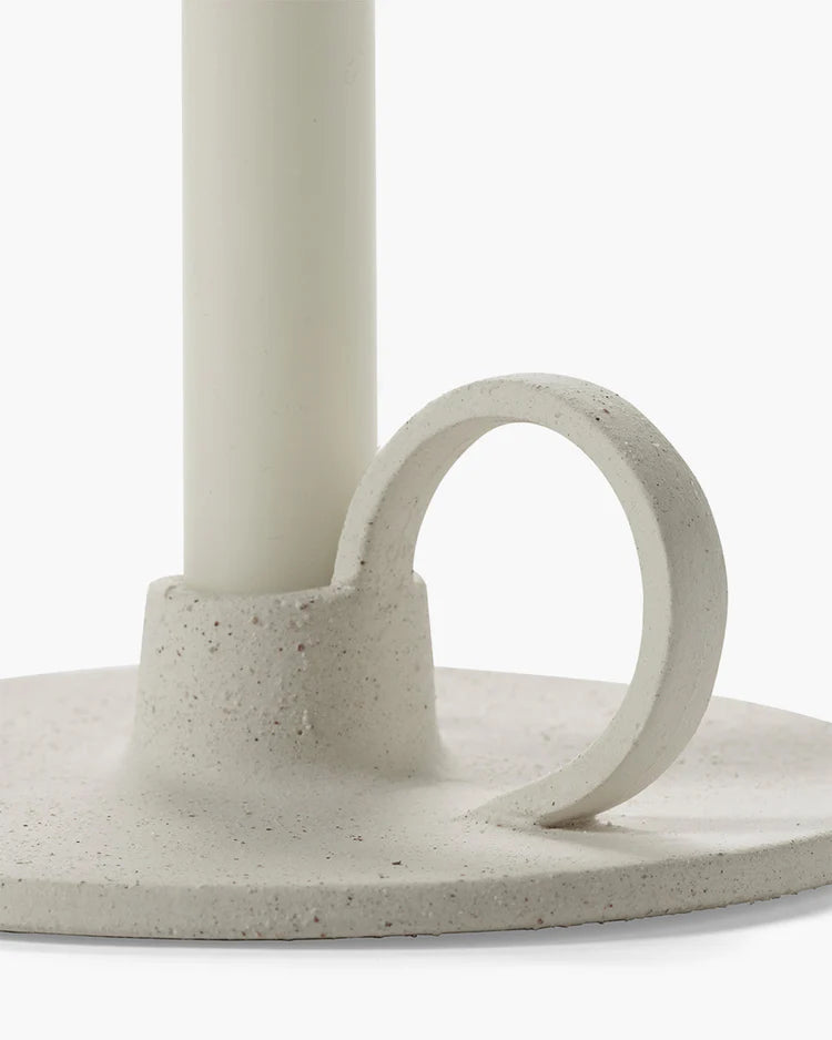 Candle Holder S Beige Mira