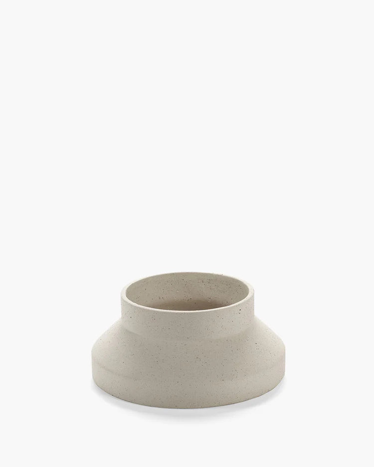 Vase/Cake stand S beige Mira