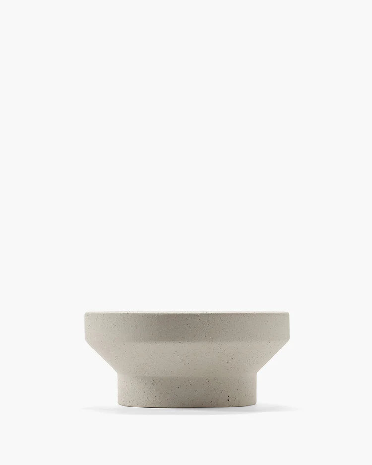 Vase/Cake stand S beige Mira