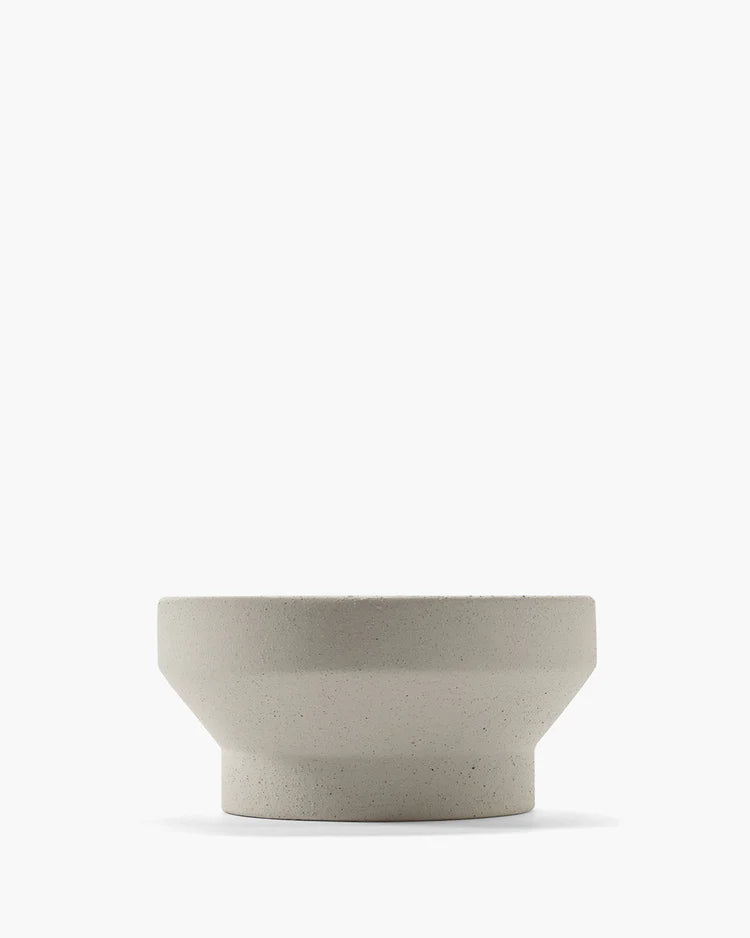 Vase/Cake stand L beige Mira