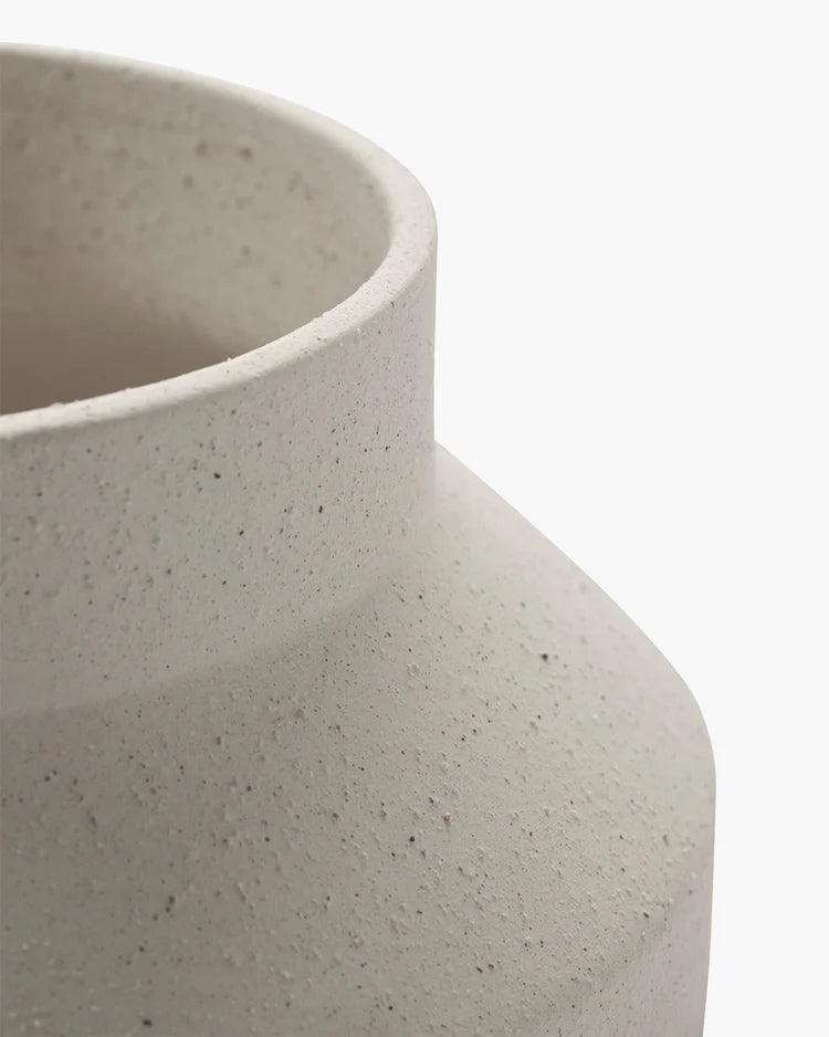 Vase/Cake stand L beige Mira