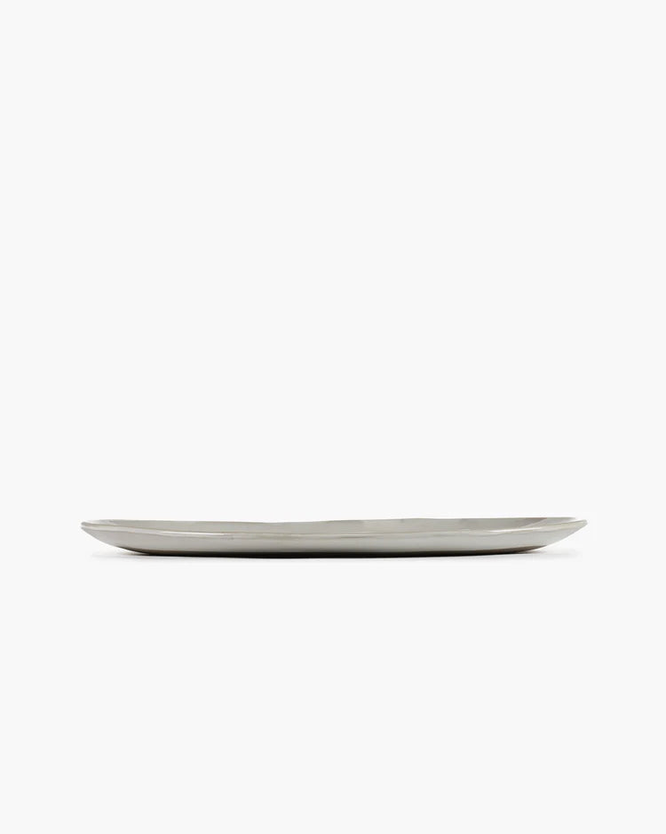 Oval plate off-white La Mère