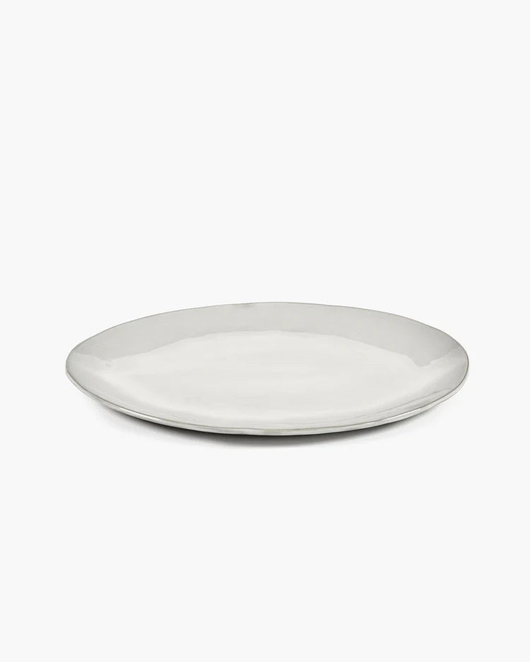 Oval plate off-white La Mère