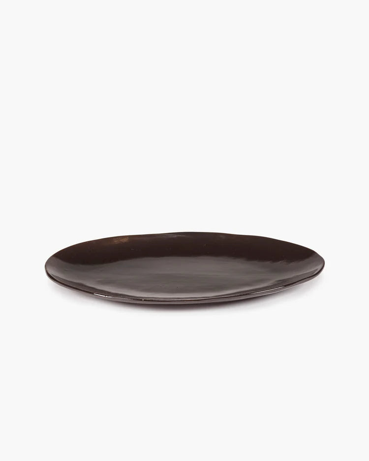 Dinner plate (XL) ebony La Mère