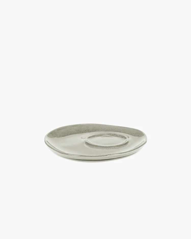 Set of 2 Espresso Cup & 2 Saucer Off White LA MÈRE
