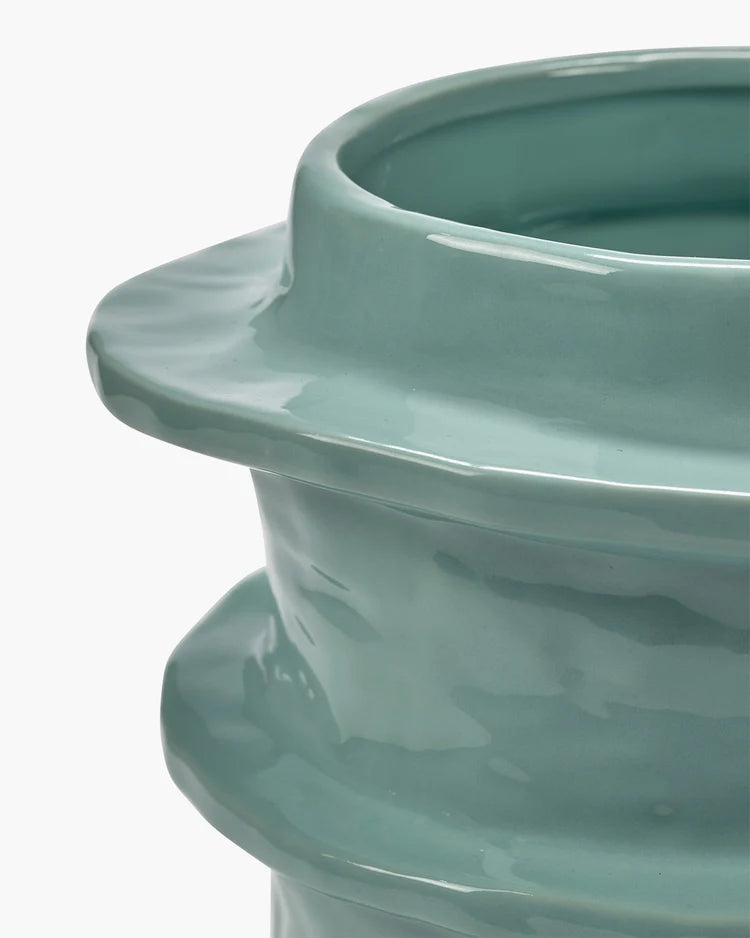 Molly Flower Pot 03 S Teal