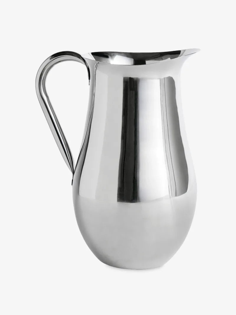 Indian Steel Pitcher-X-Large-Stainless steel