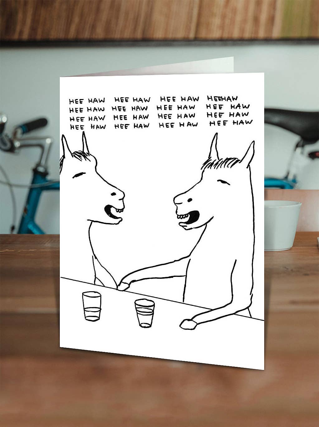 Funny Greetings Card By David Shrigley - HeeHaw