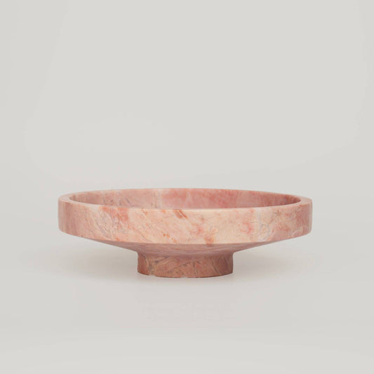 PINK MARBLE NARROW BOWL