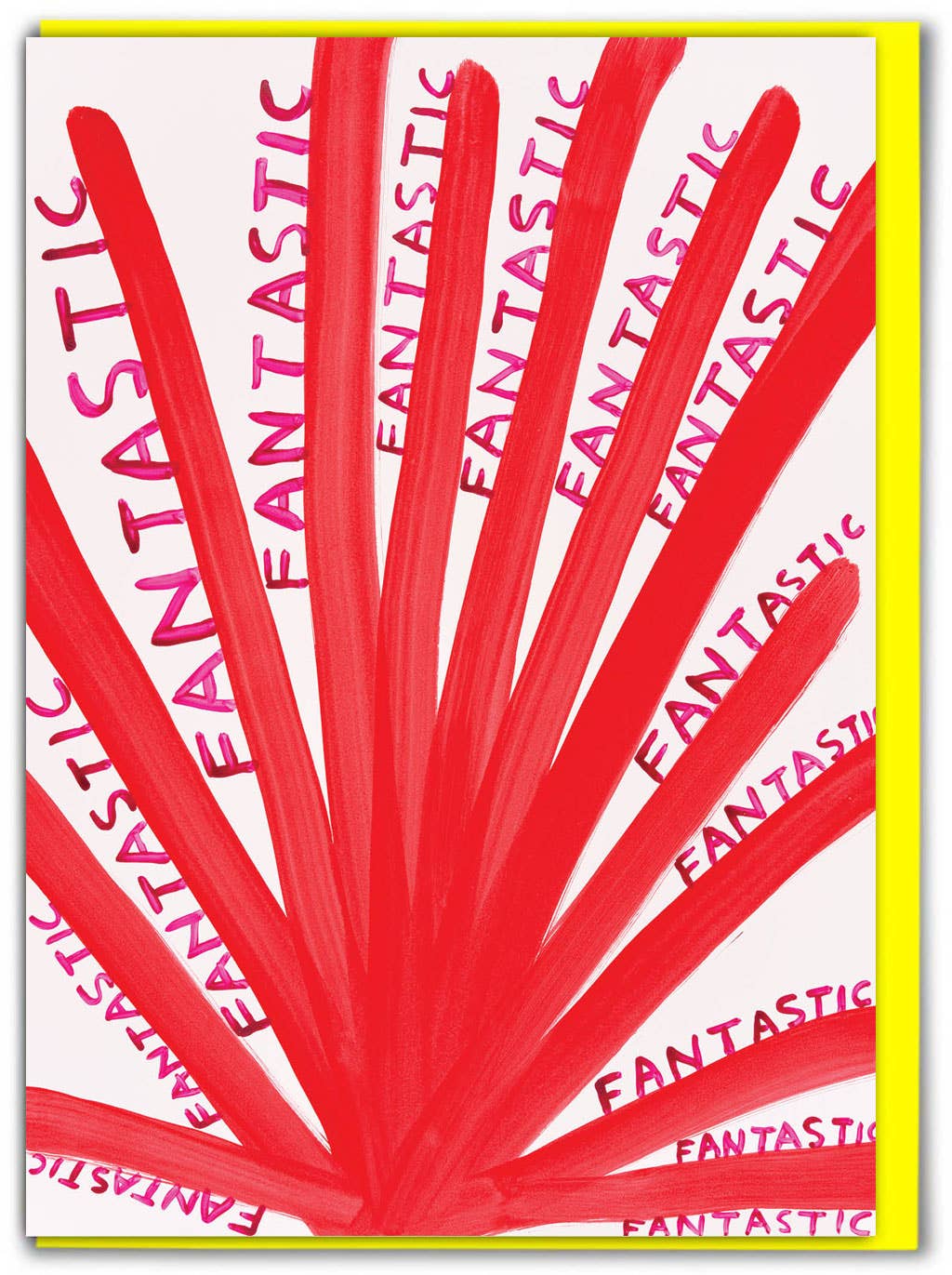 David Shrigley Funny Birthday Card - Fantastic