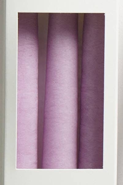 Handcrafted french stick candles - pack of 3