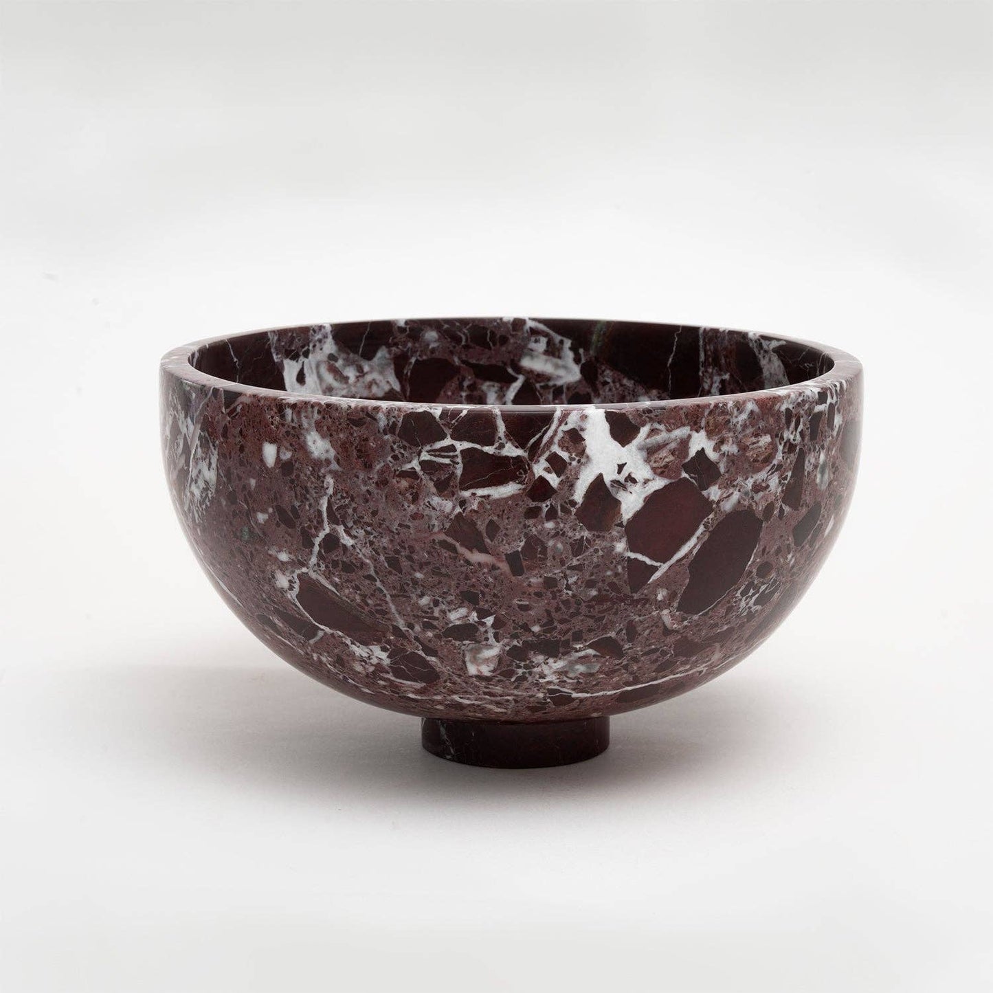 ROSSO LEVANTO MARBLE FRUIT BOWL