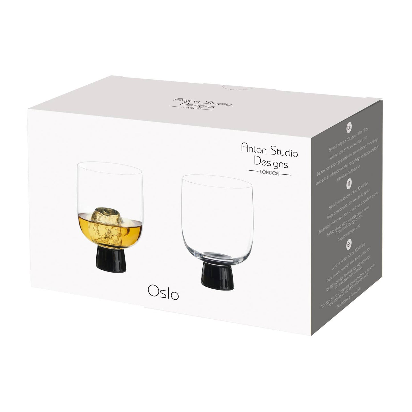 Set of 2 Oslo DOF Tumblers Black