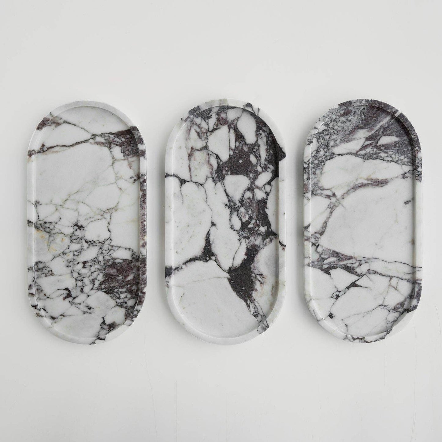 CALACATTA MARBLE OVAL TRAY