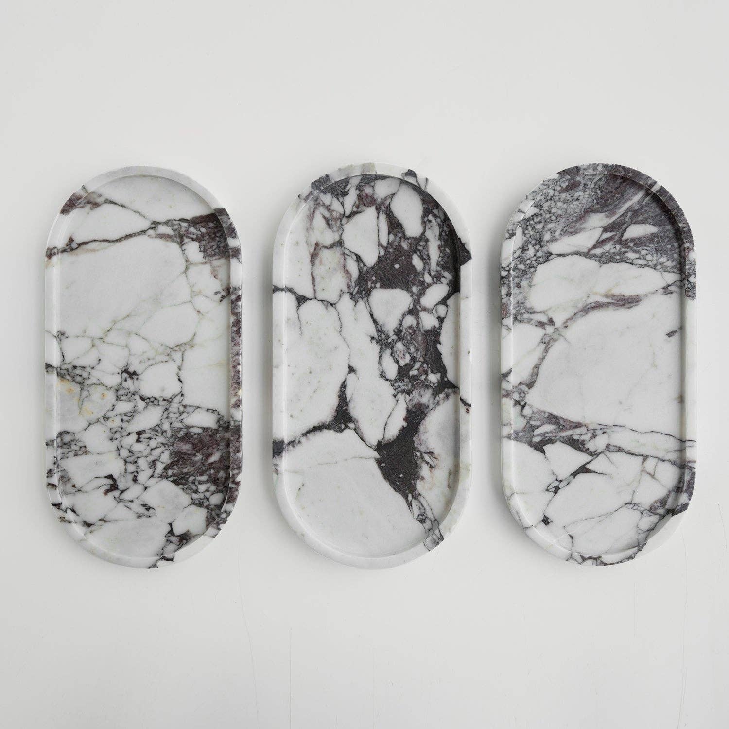 CALACATTA MARBLE OVAL TRAY